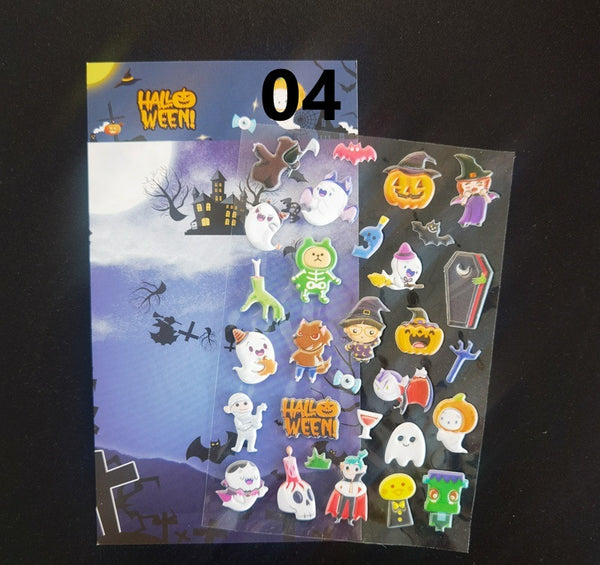 Halloween Bubble Stickers