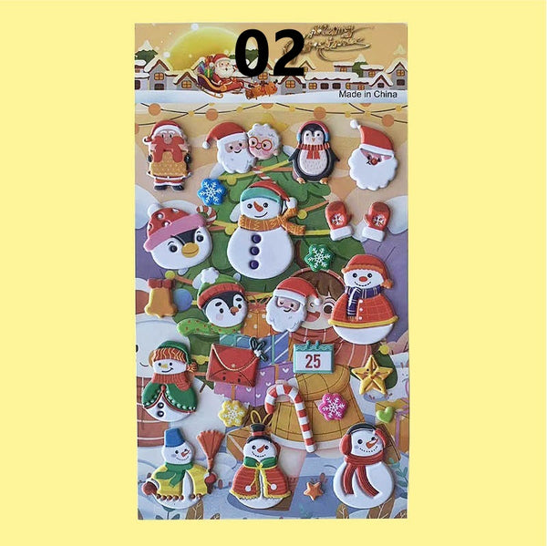 Christmas Bubble Stickers