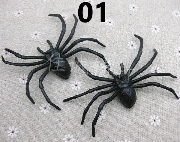 Plastic Halloween Spiders