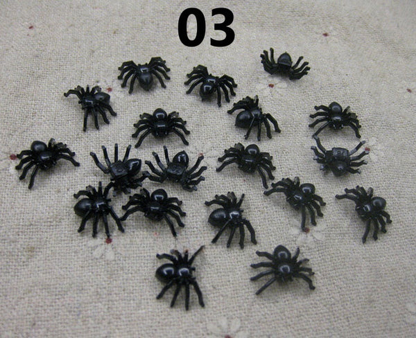 Plastic Halloween Spiders