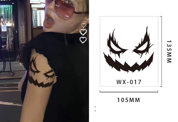 Black Ink Temporary Tattoos
