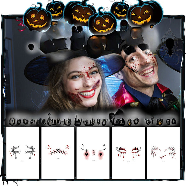 Halloween Face Tattoos LT