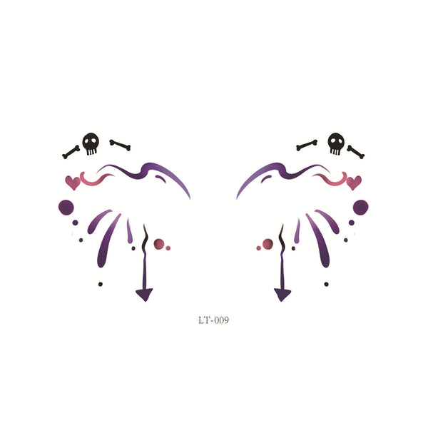 Halloween Face Tattoos LT