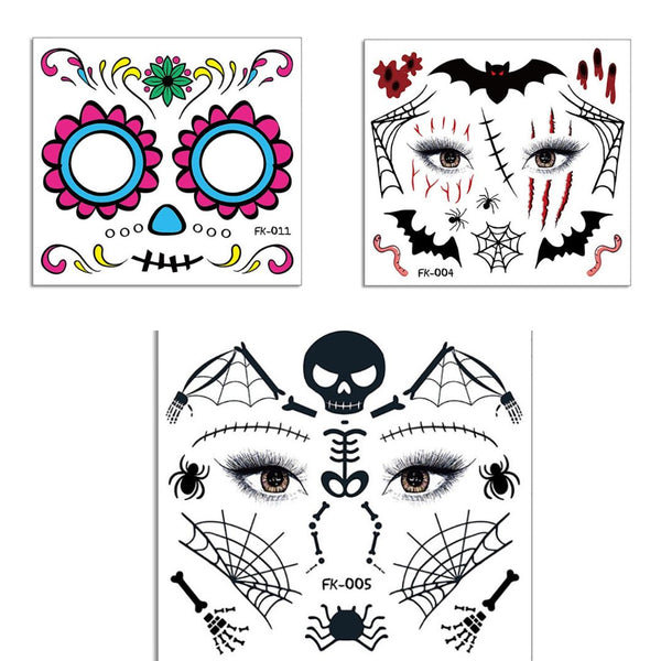 Halloween Face Tattoos FK
