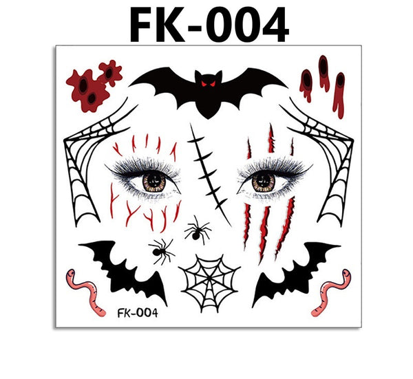 Halloween Face Tattoos FK
