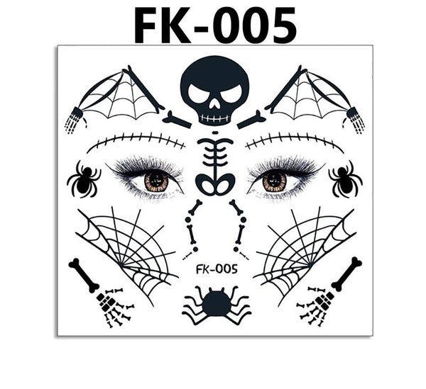 Halloween Face Tattoos FK
