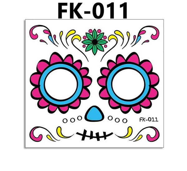 Halloween Face Tattoos FK
