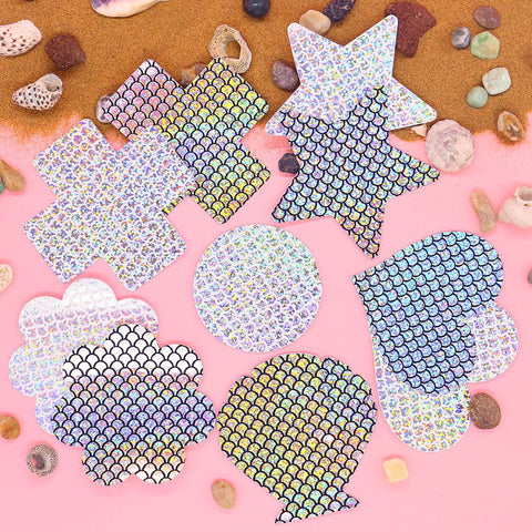Metallic Fish Scale Pasties