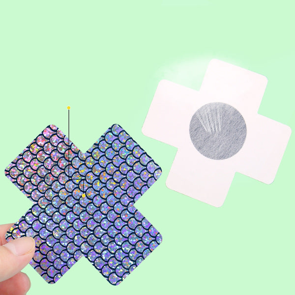 Metallic Fish Scale Pasties