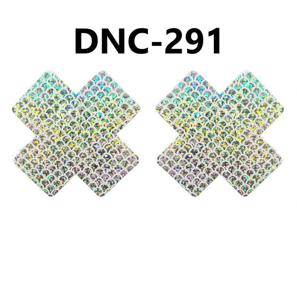 Metallic Fish Scale Pasties