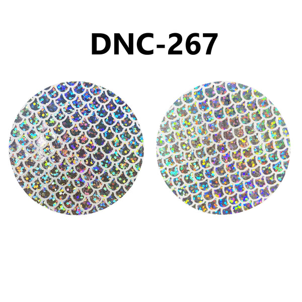 Metallic Fish Scale Pasties