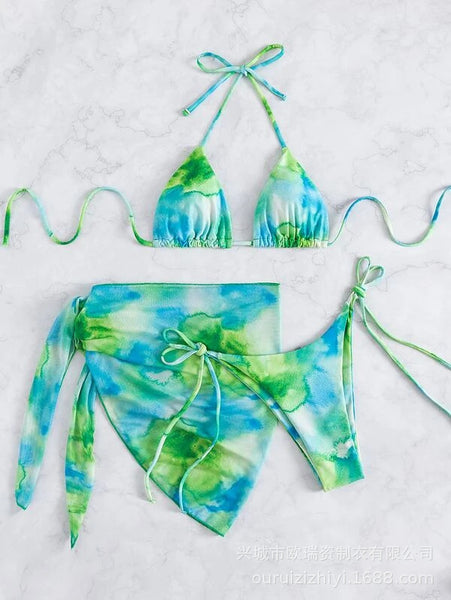 3 Piece Tie Dye Bikini
