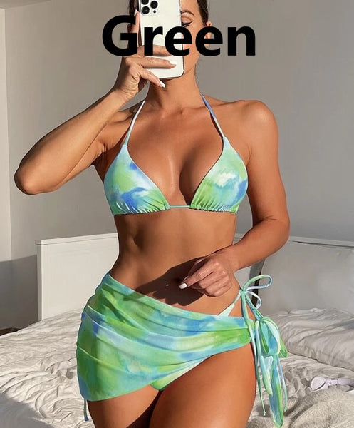 3 Piece Tie Dye Bikini
