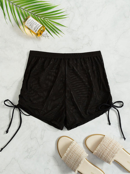 Drawstring Mesh Short Pants