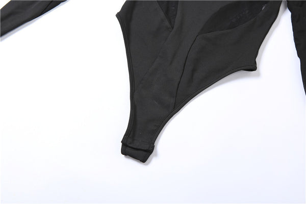 Long Sleeve Mesh Bodysuit 25045