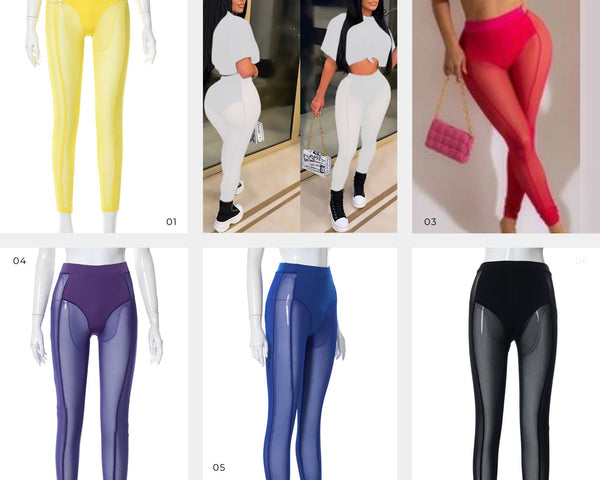 Mesh Long Pants