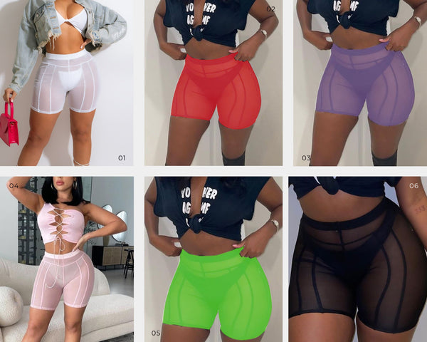 Mesh Short Pants T692