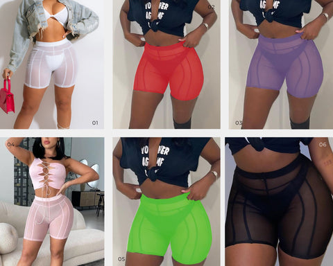 Mesh Short Pants T692