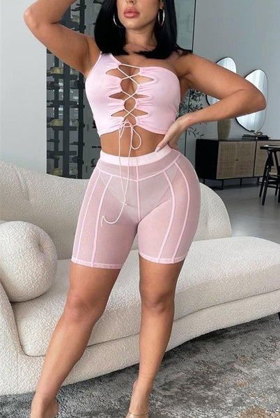 Mesh Short Pants T692