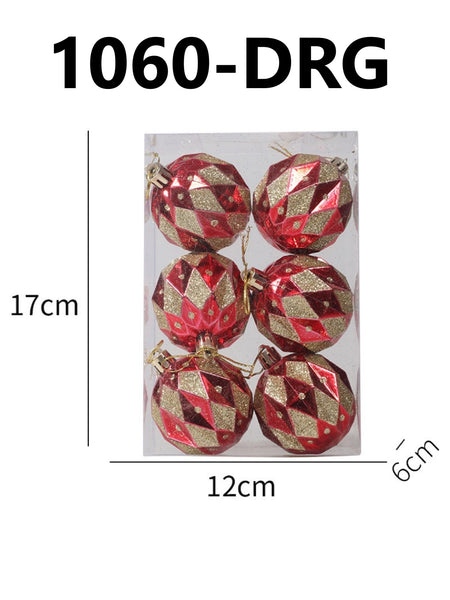 Set of 6 Christmas Balls