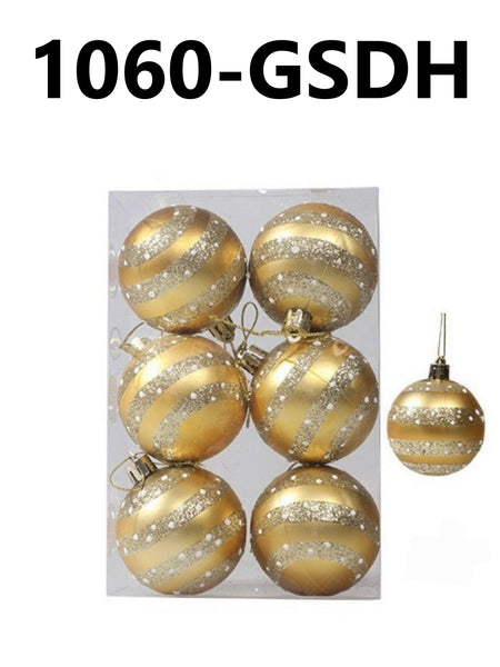 Set of 6 Christmas Balls