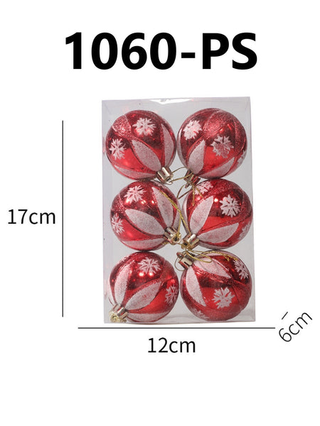 Set of 6 Christmas Balls