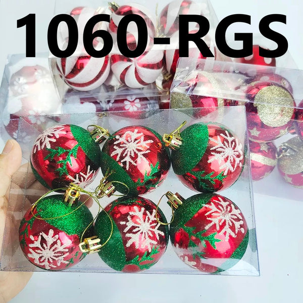Set of 6 Christmas Balls