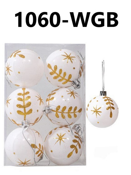 Set of 6 Christmas Balls