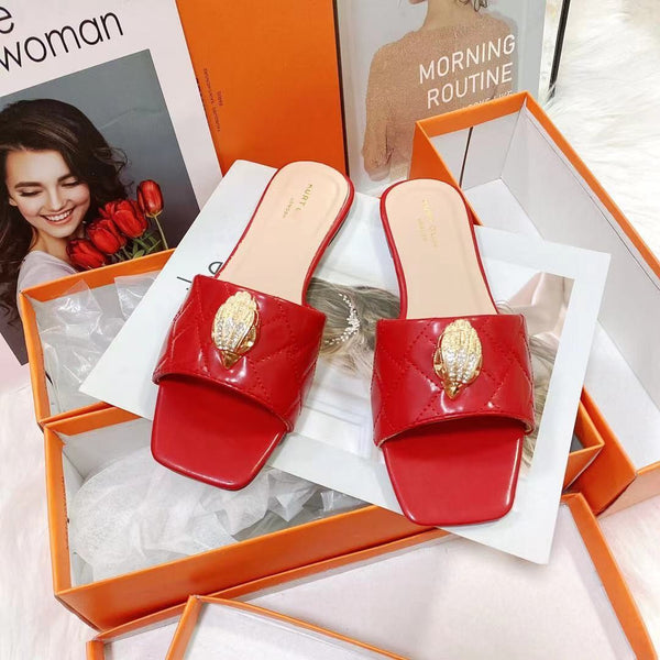 Eagle Diamond Buckle Flip Flop