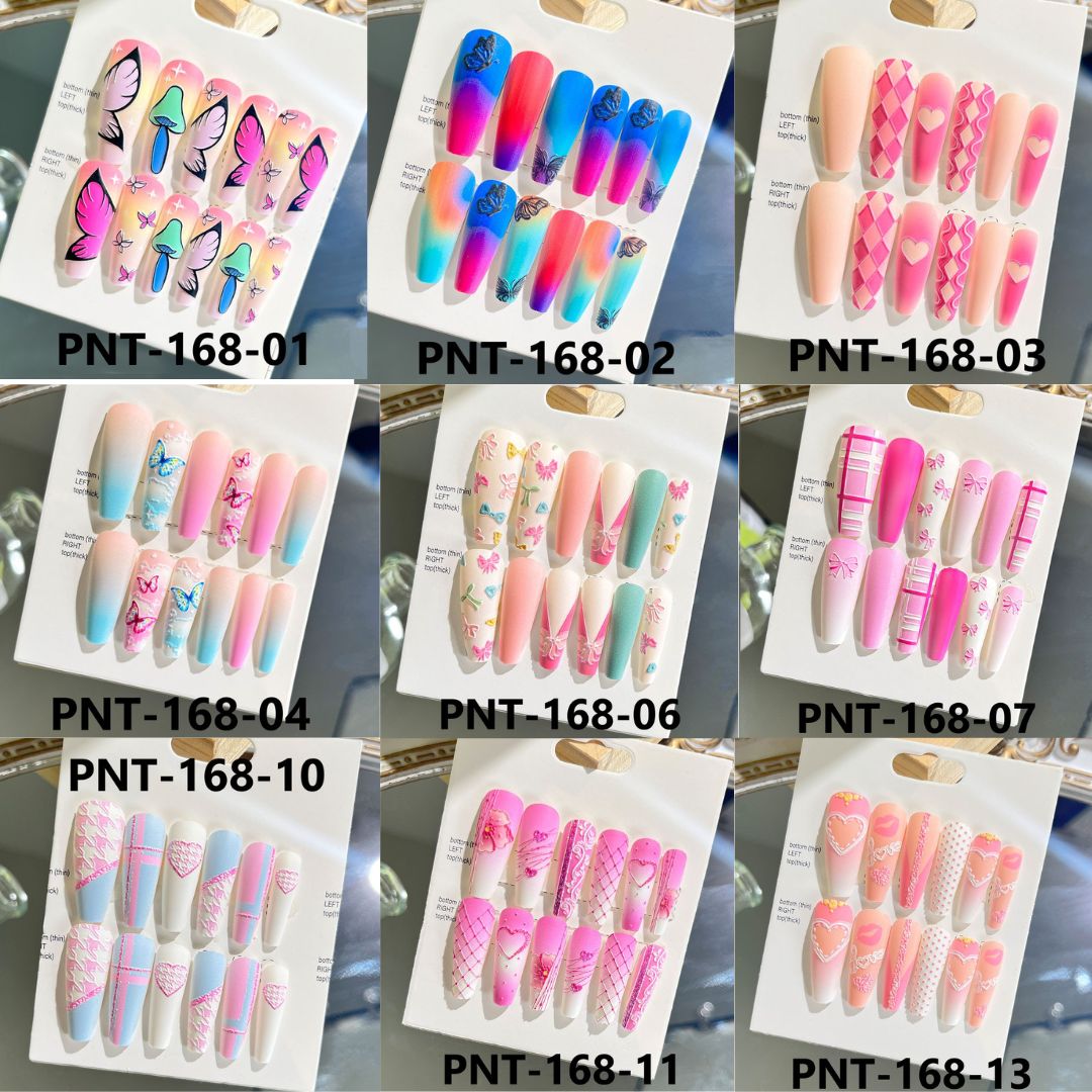 Embossed Press On Nails