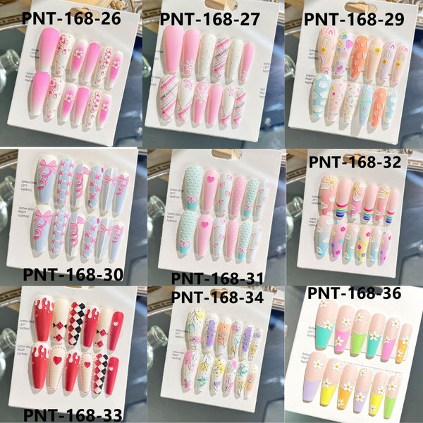 Embossed Press On Nails