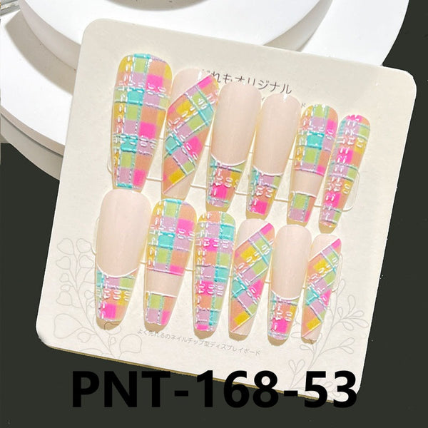 Embossed Press On Nails