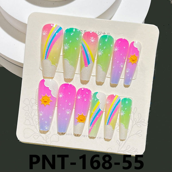 Embossed Press On Nails