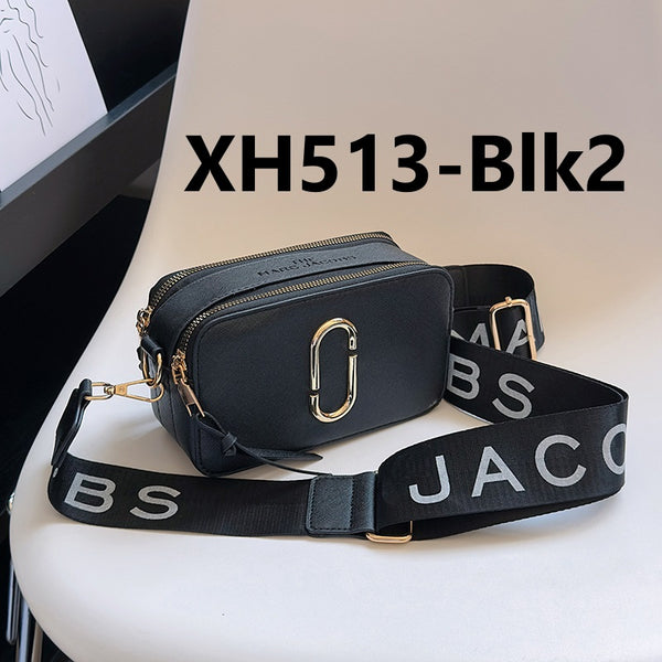 Metallic MJ Camera Bag With Wide Shoulder Strap