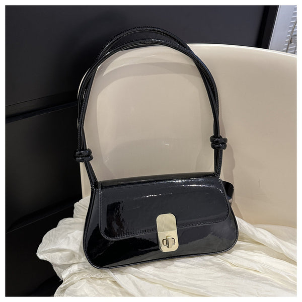 Retro Metallic Adjustable Strap Shoulder Bag