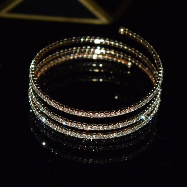 Steel Wire Elastic Diamonds 3 Rows