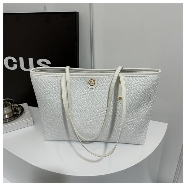 Zippered Large Tote Bag