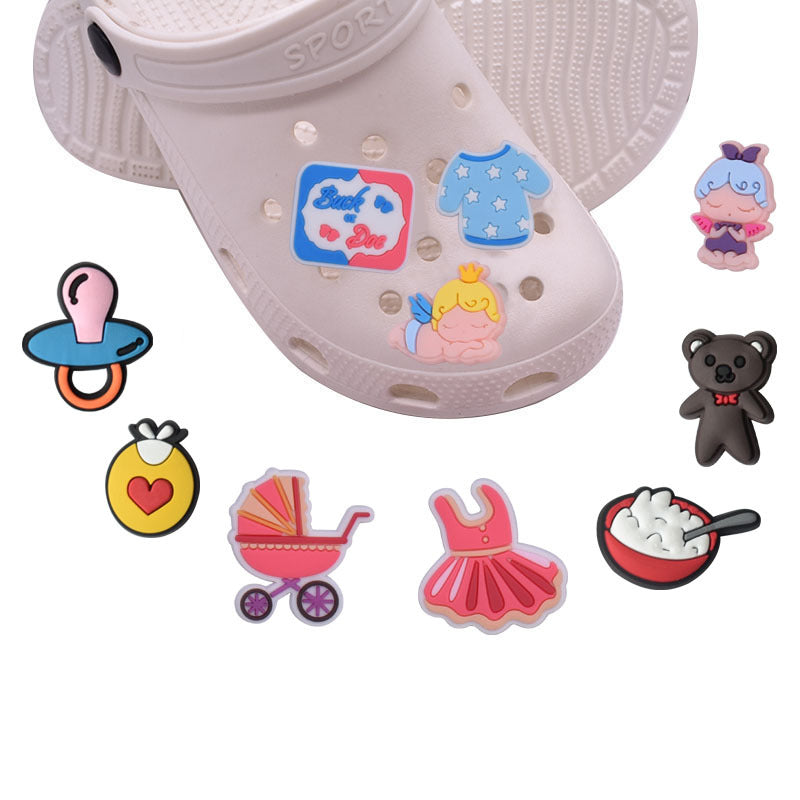 Cartoon Cute Baby Croc Charms