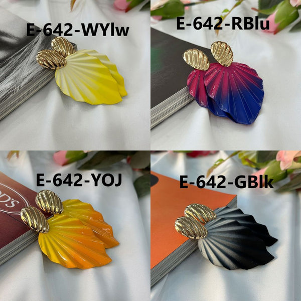 Bright Leaf Earrings E-642