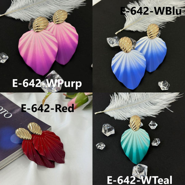 Bright Leaf Earrings E-642