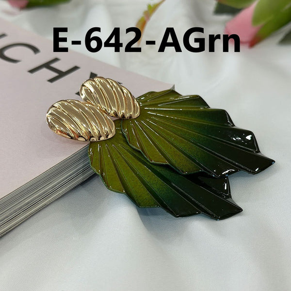 Bright Leaf Earrings E-642