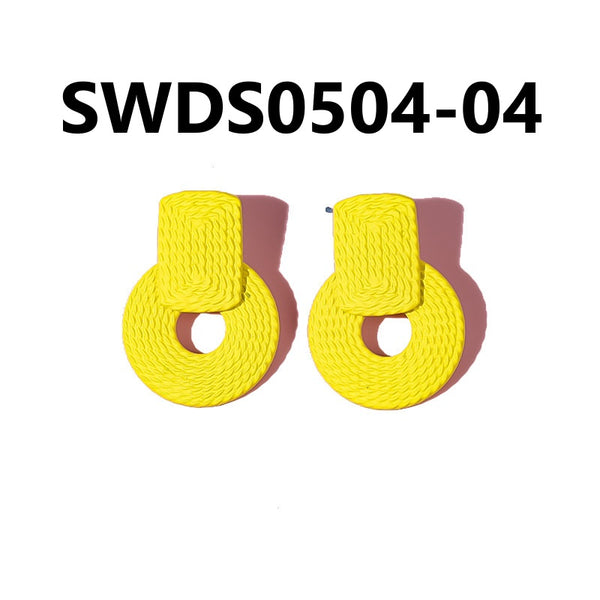 Bright Round Earrings