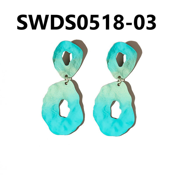 Bright Round Loop Earrings