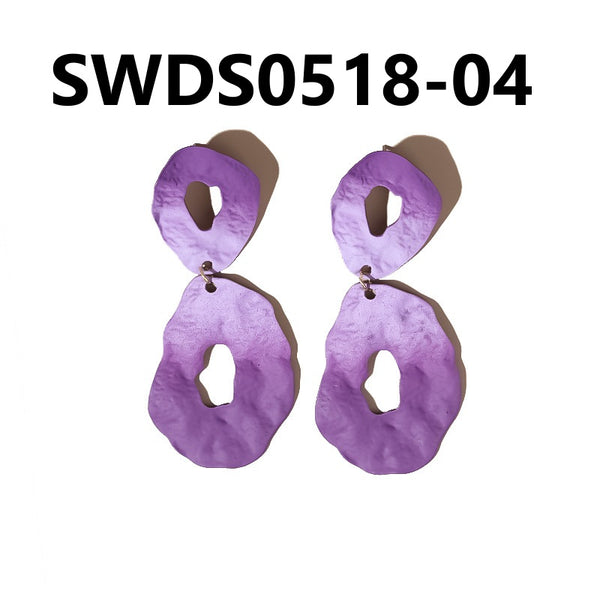 Bright Round Loop Earrings