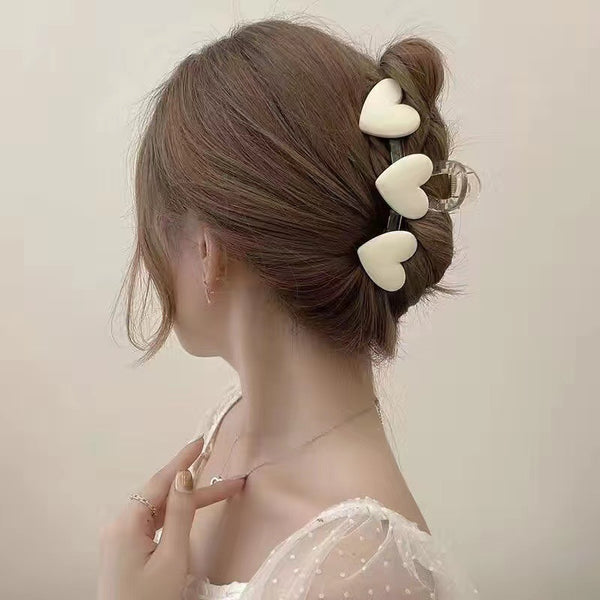 Hearts Hair Clamps