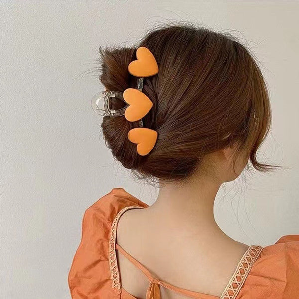 Hearts Hair Clamps