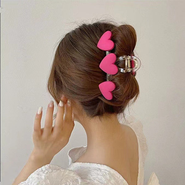 Hearts Hair Clamps
