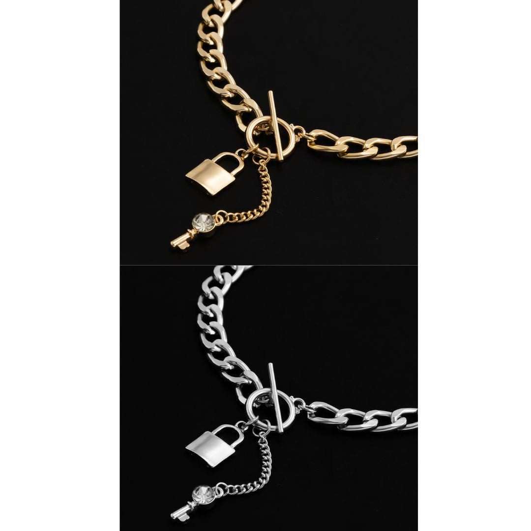 Lock and Key Necklace BK04726