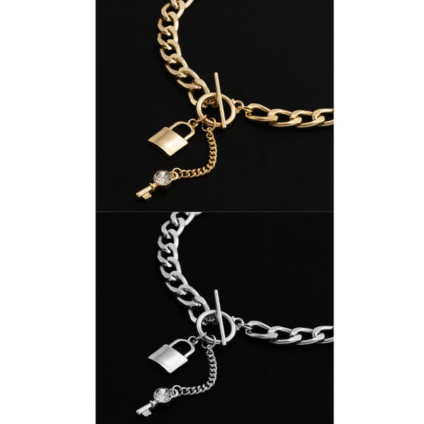 Lock and Key Necklace BK04726
