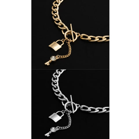 Lock and Key Necklace BK04726